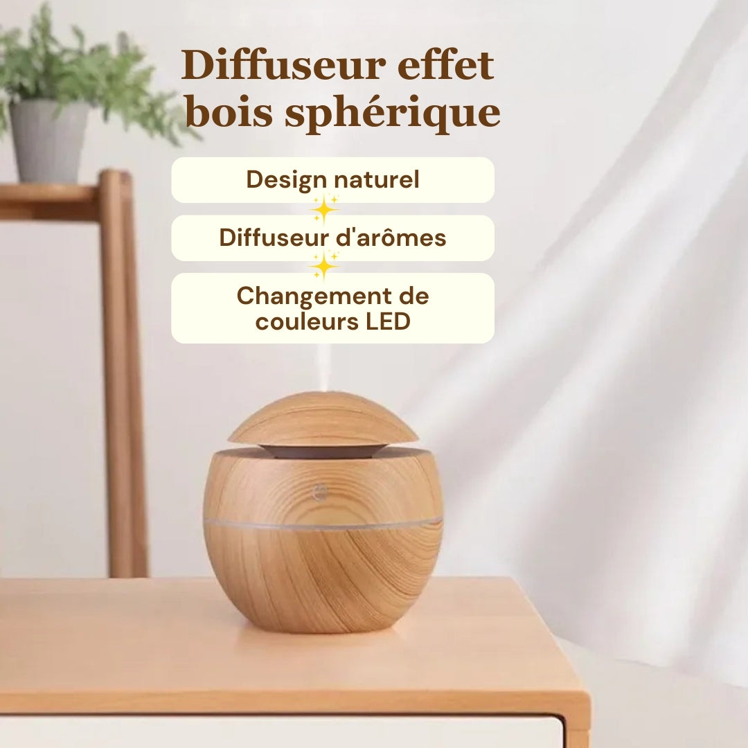 Diffuseur d'Huiles Essentielles Aromistica BrumeCalme – Compact et Silencieux pour une Utilisation Quotidienne