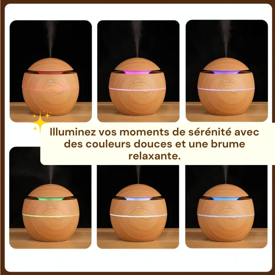 Diffuseur d'Huiles Essentielles Aromistica BrumeCalme – Compact et Silencieux pour une Utilisation Quotidienne