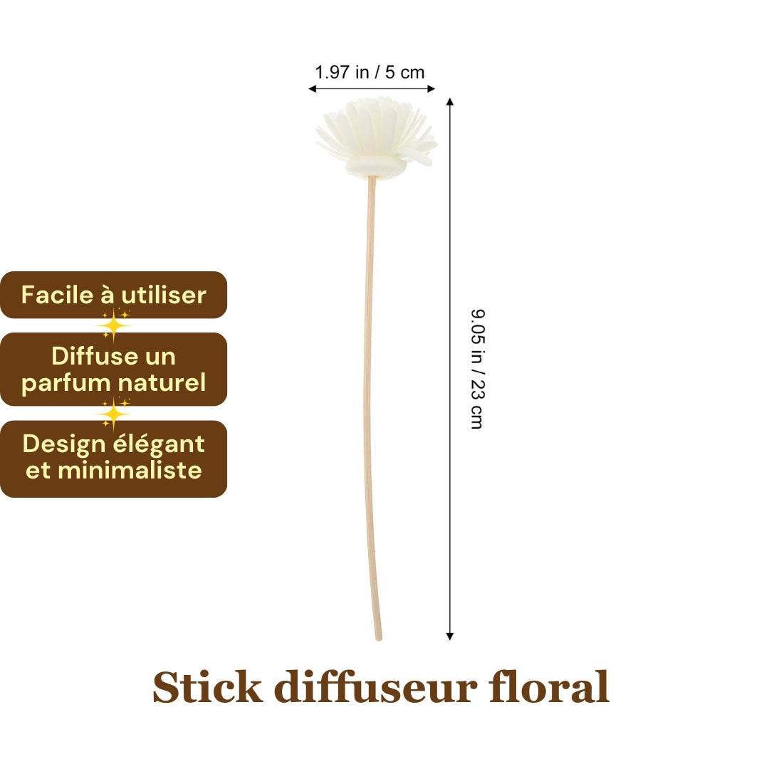 Tiges Diffuseurs de Parfum Chrysanthème – Diffusion Naturelle de Fragrance pour Votre Espace