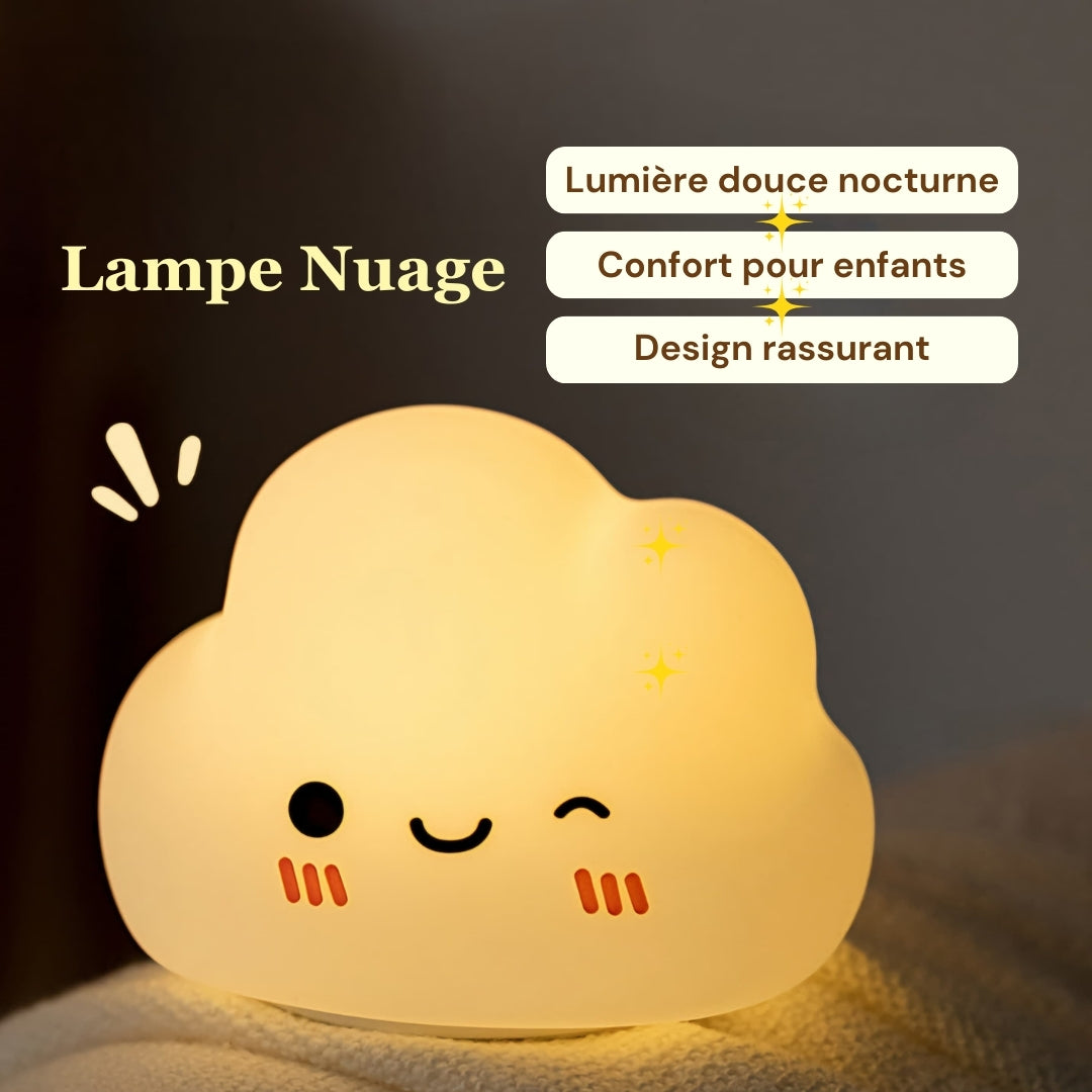 Lampe veilleuse cloudy pour enfant