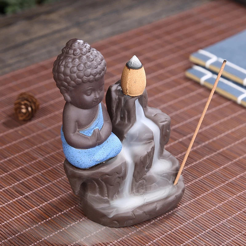 Aromistica Purple Sand Buddha Incense Burner – Harmony and Elegance for Your Space 