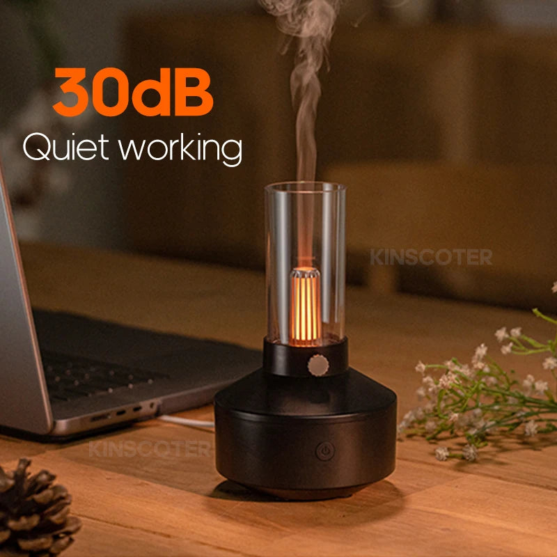 Aromistica Serenity Glow – Compact Essential Oil Diffuser with USB Humidifier and Night Light 