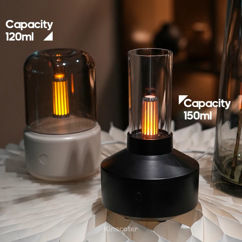 Aromistica Serenity Glow – Compact Essential Oil Diffuser with USB Humidifier and Night Light 