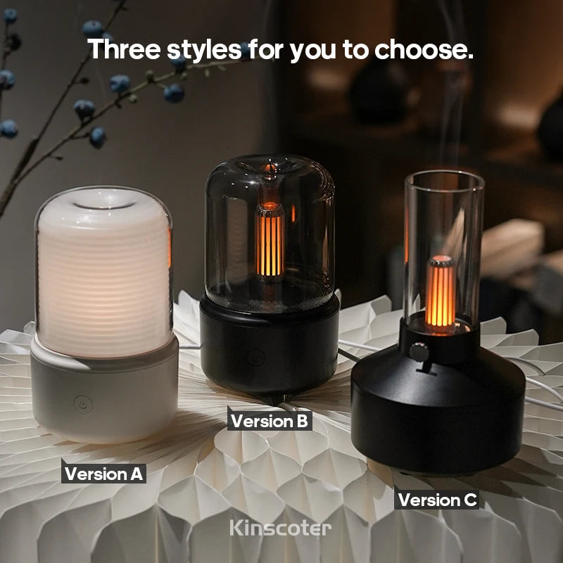 Aromistica Serenity Glow – Compact Essential Oil Diffuser with USB Humidifier and Night Light 